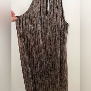 Gold shimmery dress